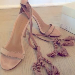 Ulla Johnson blush tassel heels size 36 (6)